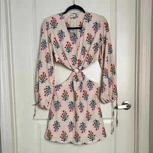 Floral Asymmetrical Dress